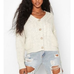 Cable Knit Fisherman Cardigan
